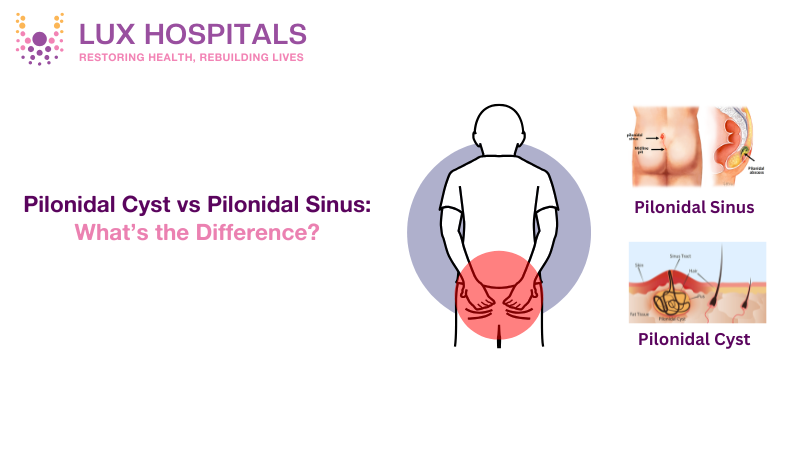 Pilonidal Cyst vs Pilonidal Sinus: Understanding the Differences