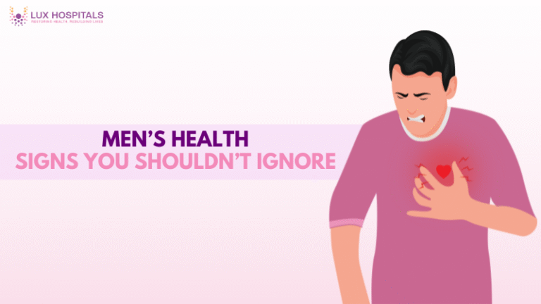 Men Health signs you Should Not ignore