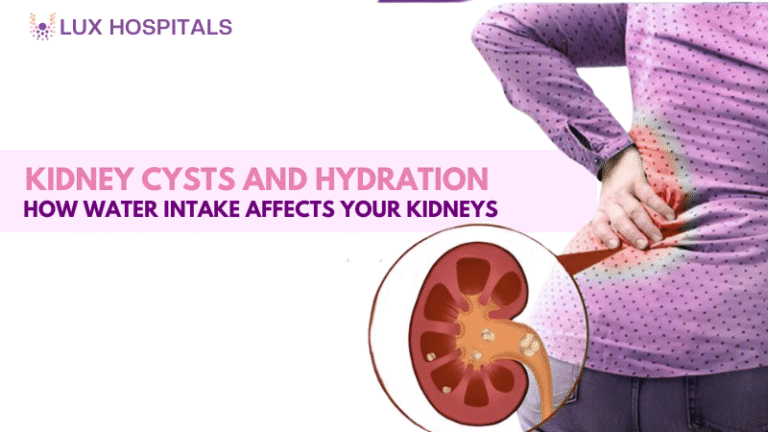 Kidney cyst and Hydration: How water Intake affects your Kidneys