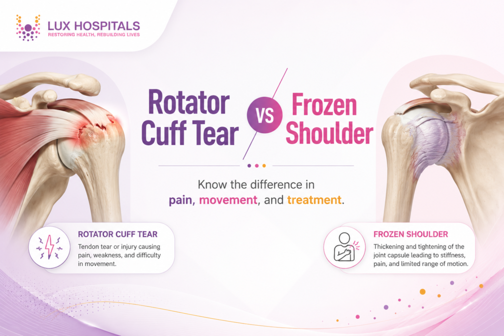 Rotator Cuff Tear vs Frozen Shoulder: Understanding the Difference