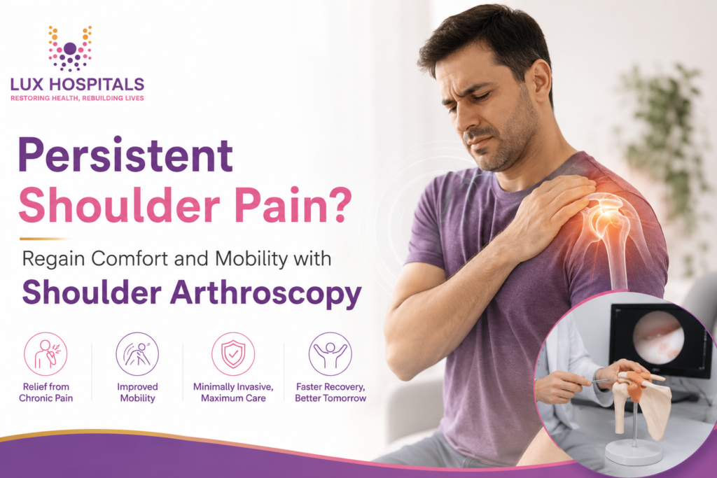 Persistent Shoulder Pain? Regain Comfort and Mobility with Shoulder Arthroscopy