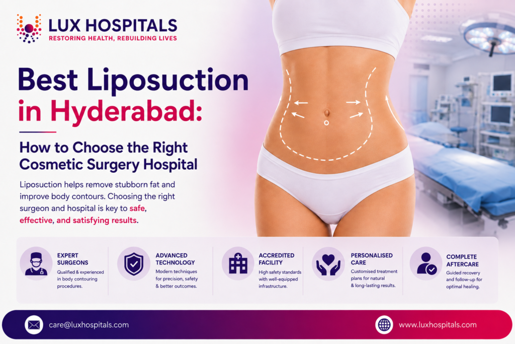 Best Liposuction in Hyderabad: How to Choose the Right Cosmetic Surgery Hospital