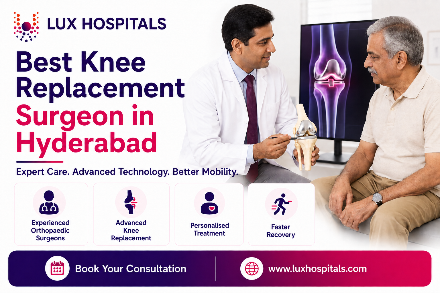 Best Knee Replacement Surgeon in Hyderabad: What to Look For