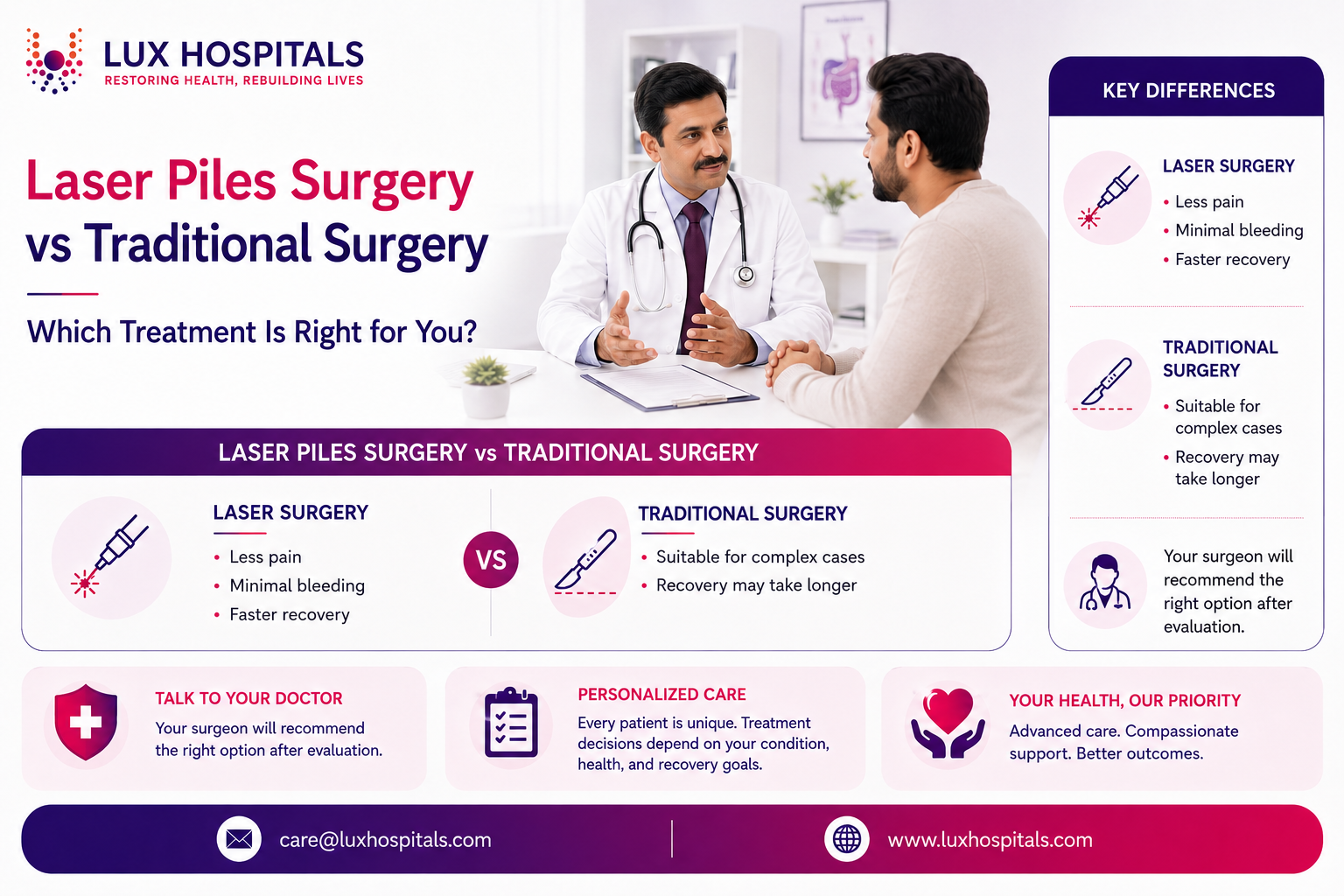 Laser Piles Surgery vs Traditional Surgery: Which Treatment Is Right for You?