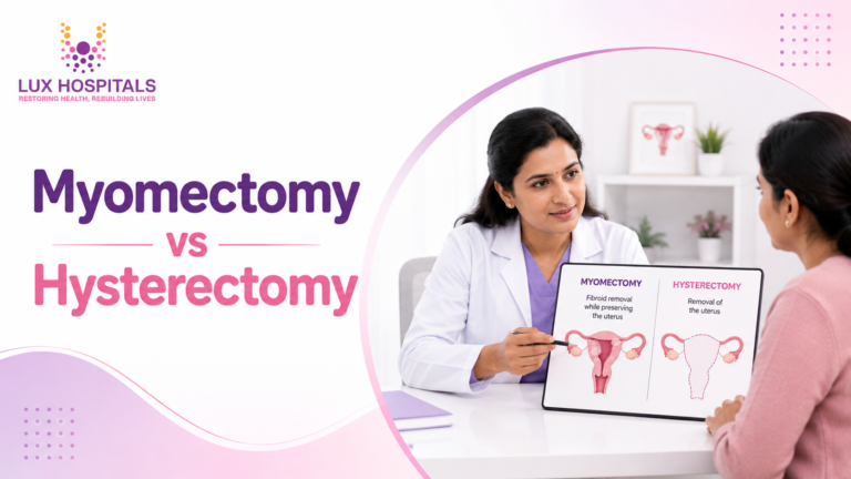 Myomectomy vs Hysterectomy