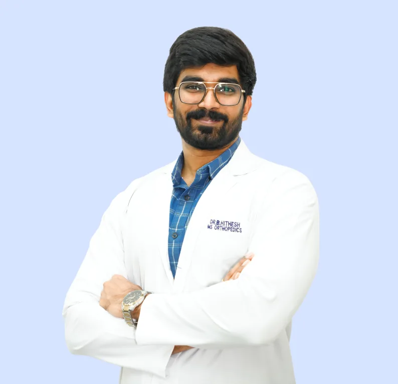 Dr Bathini Hithesh Orthopedic Surgeon at Lux Hospitals Hyderabad - Dr Bathini Hithesh